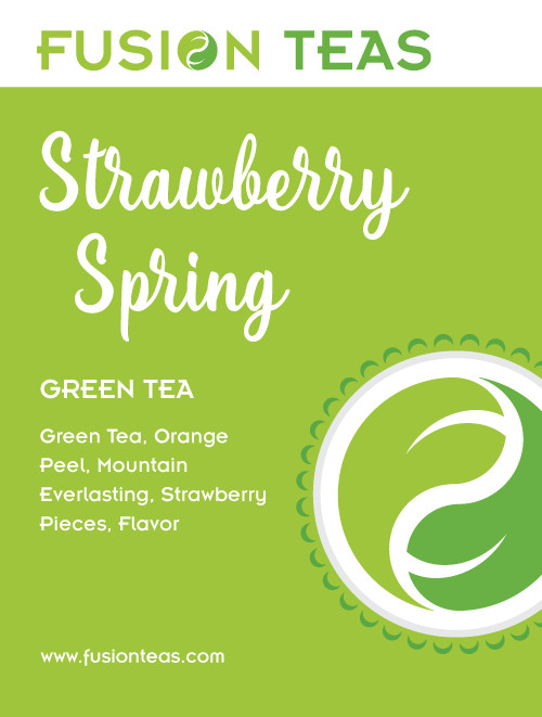 Strawberry Spring Sencha Green Tea – Loose Leaf Blend – Fusion Teas
