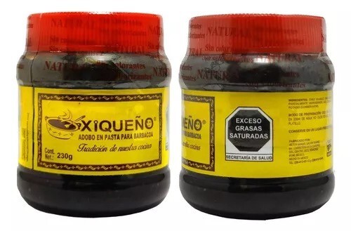 2 Pack Adobo en Pasta para Barbacoa Xiqueño 230g Veracruz Mexico