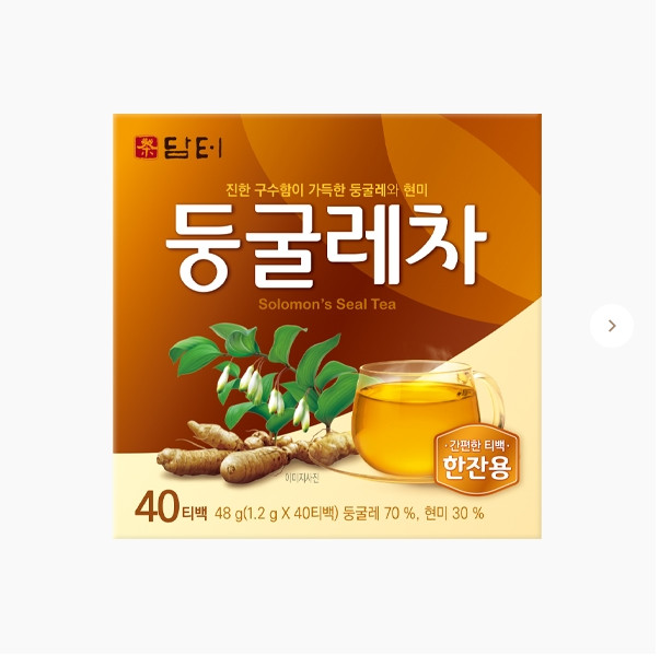 Damtuh Solomon’s Seal Tea Korean Roasted Grain Tea 40 Bags K-food
