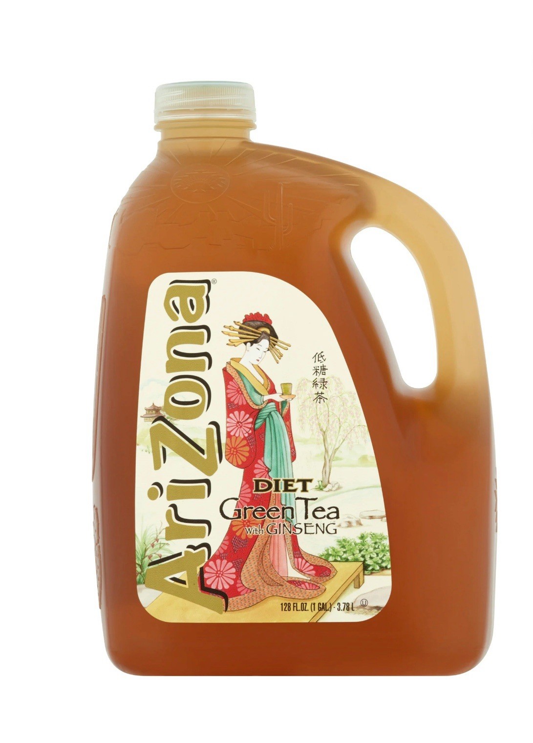 2 PK – AriZona Diet Green Tea w/ Ginseng 128 fl oz