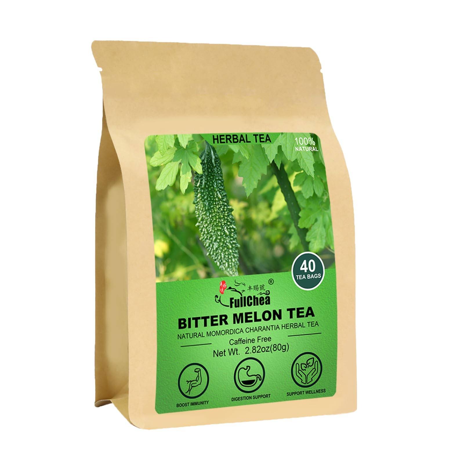 – Bitter Melon Tea, 2g X 40 Count – Premium Natural Dried Momordica Charantia…