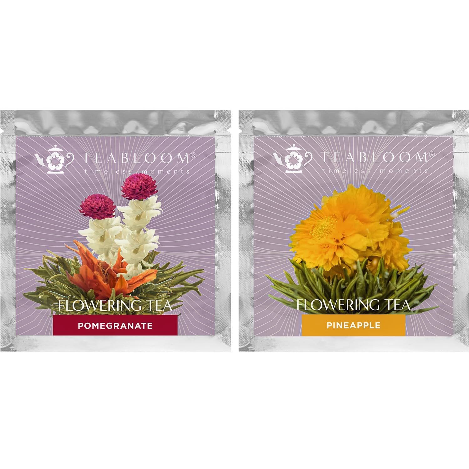 Blooming Tea Flowers Pomegranate & Pineapple Flowering Teas – Each Tea Bloss…