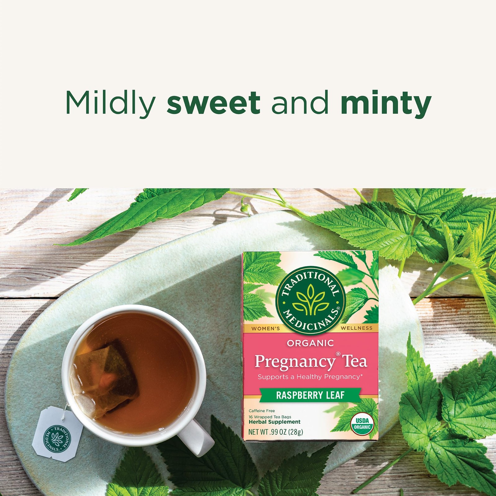 (Pack of 6) Traditional Medicinals Pregnancy Tea Bags 16 bag