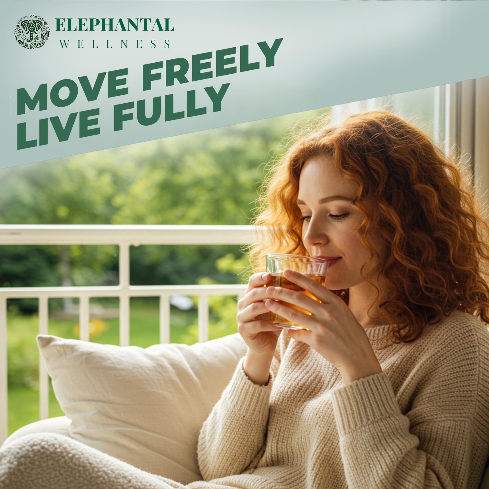 Elephantal Wellness Premium Inflammation Herbal Tea | Comfort & Mobility Blen…
