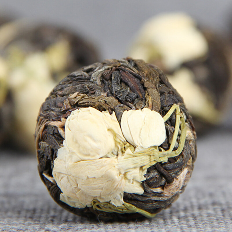 Ancient Tree Flower Pu-erh Tuocha Yunnan Jasmine Pu’er Dragon Ball Raw Tea 500g