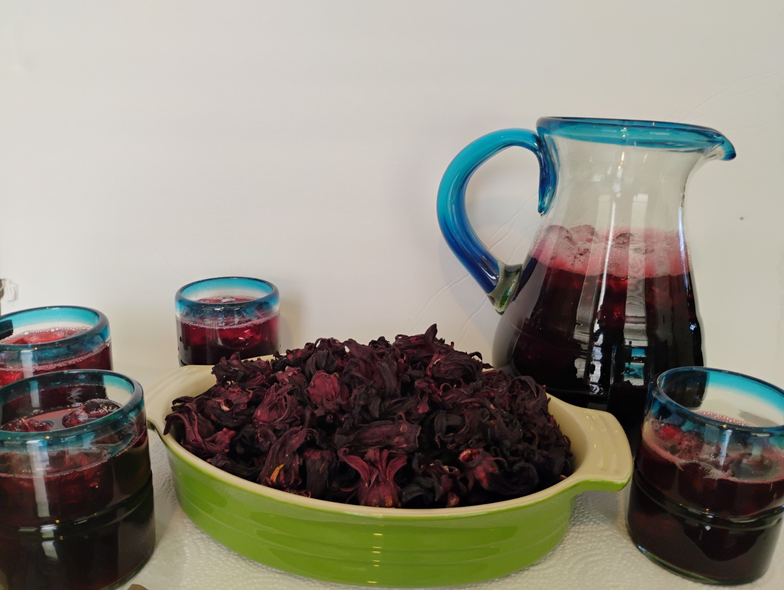 Premium Dried Hibiscus Tea, Roselle, Flor de Jamaica, Sorrel, USA Grown, 1 lb.