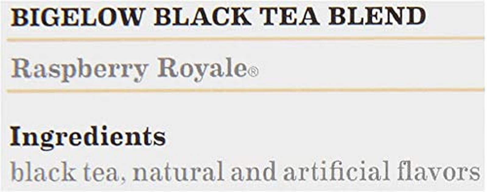 Raspberry Black Tea Bags 28 Count Box Hot Iced Tea Individually Wrapped