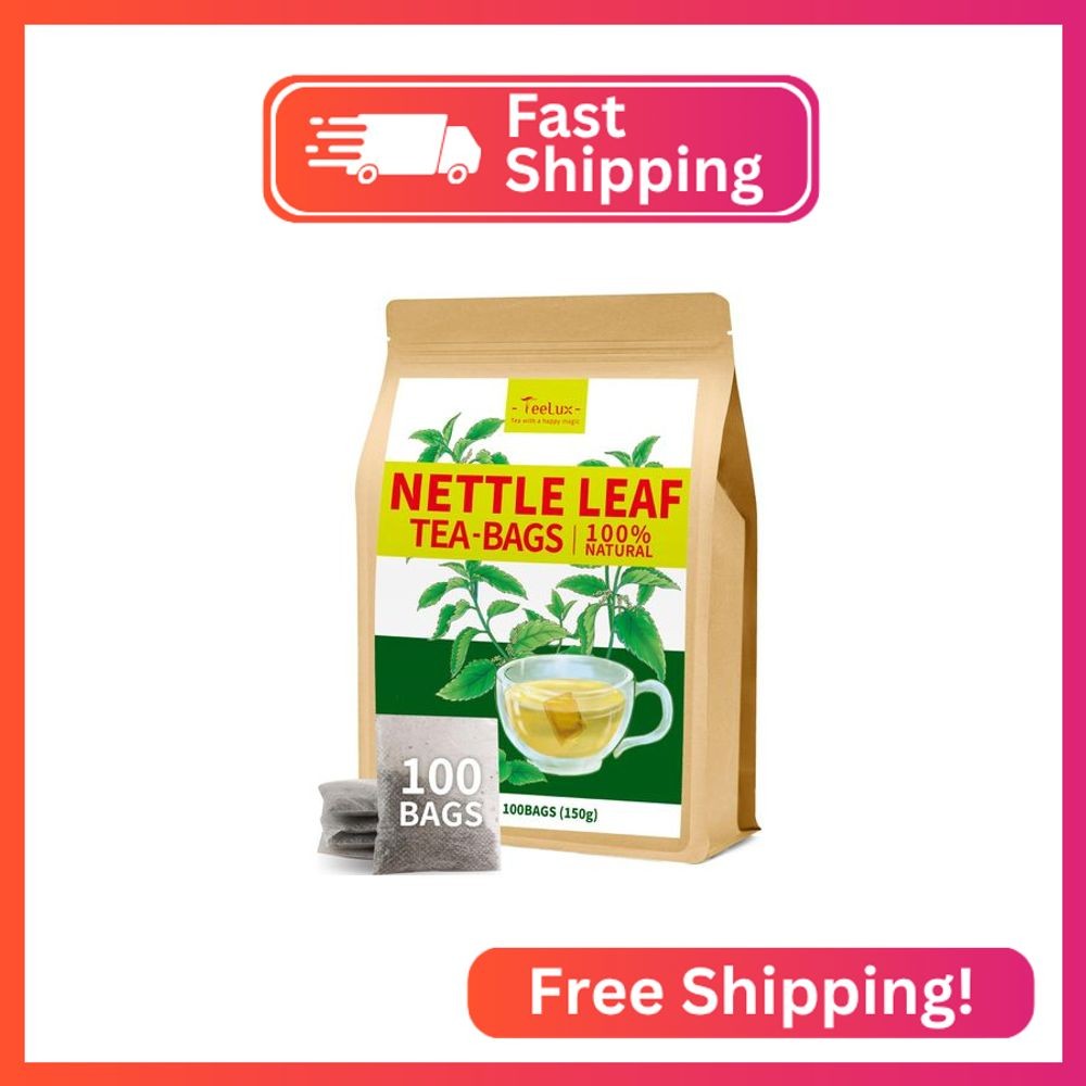 TeeLux Nettle Leaf Tea Bags, Nettle Herbal Tea, Natural Stinging Nettle Tea, Caf