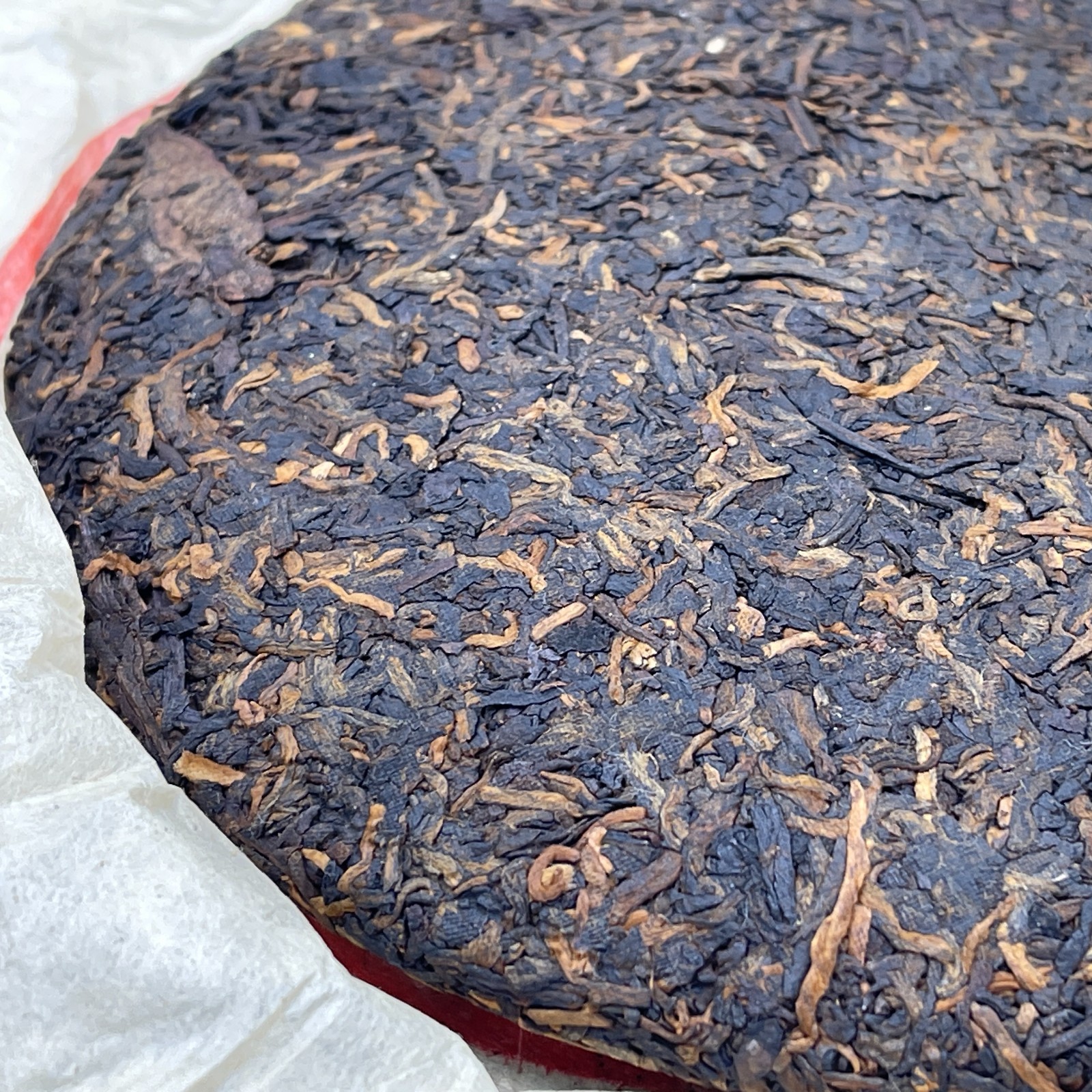 2001 Dahongyin Ripe Pu-erh Tea Cake, 357g, Customized by China Tea Brand