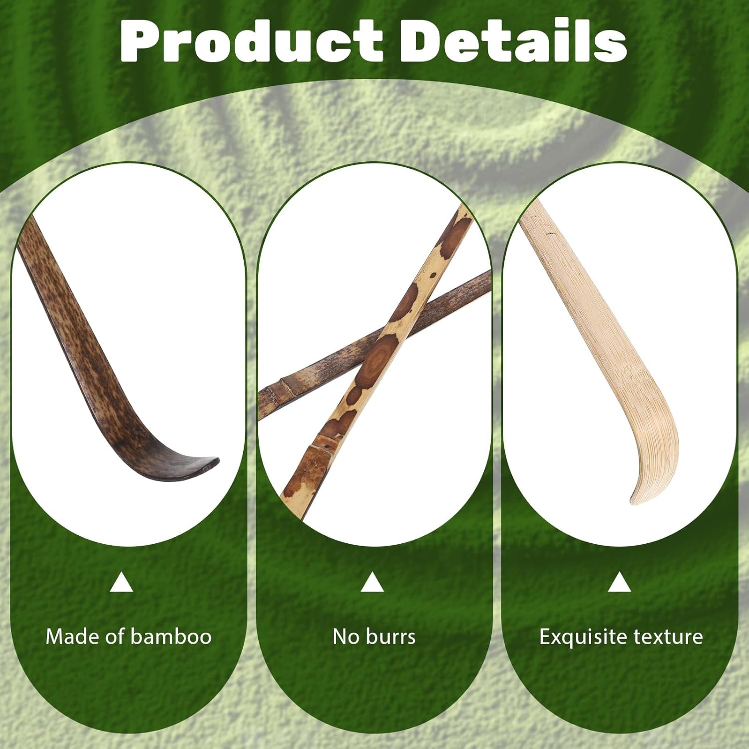 3PCS Bamboo Matcha Spoon Japanese Chashaku Tea Scoop Powder Coffee Spices