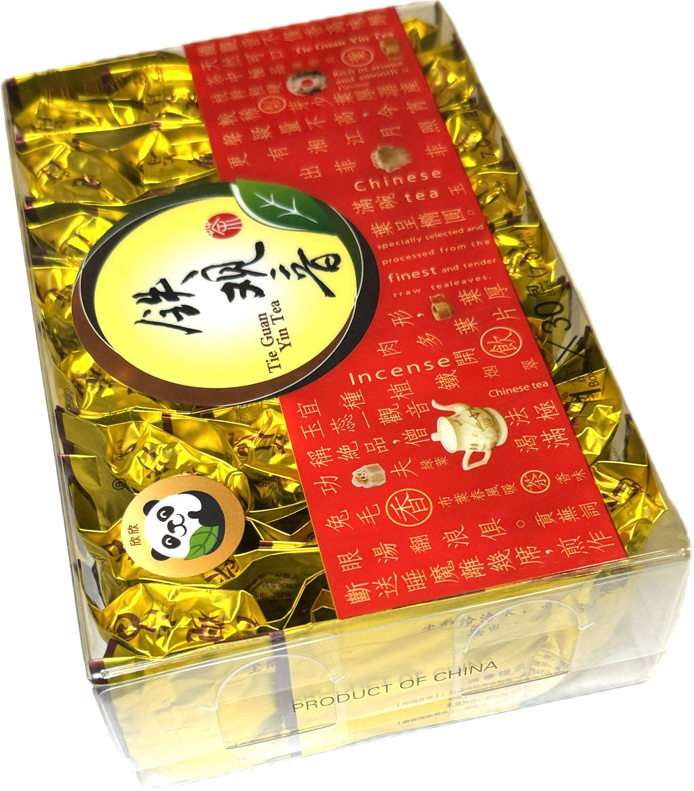 7.4oz Tea King of China Tie Guan Yin Tea, 30 Bags