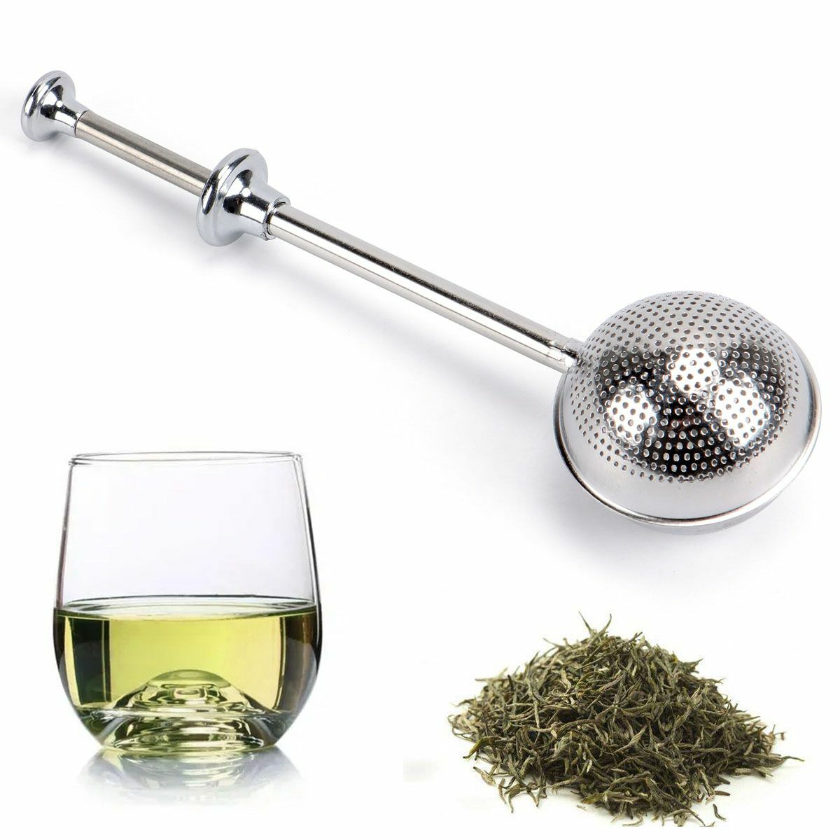 Stainless Steel Tea Infuser Ball Mesh Leaf Strainer Filter Herb Steeper General