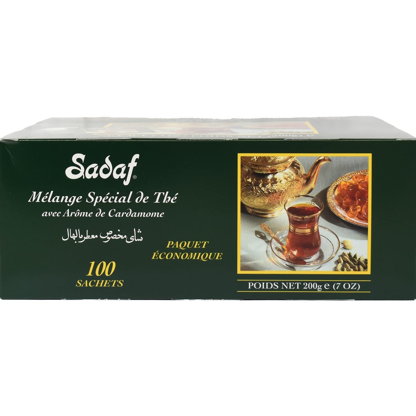 Sadaf Cardamom Tea Bags | Special Blend Cardamom Ceylon Black Tea | Quicktea …