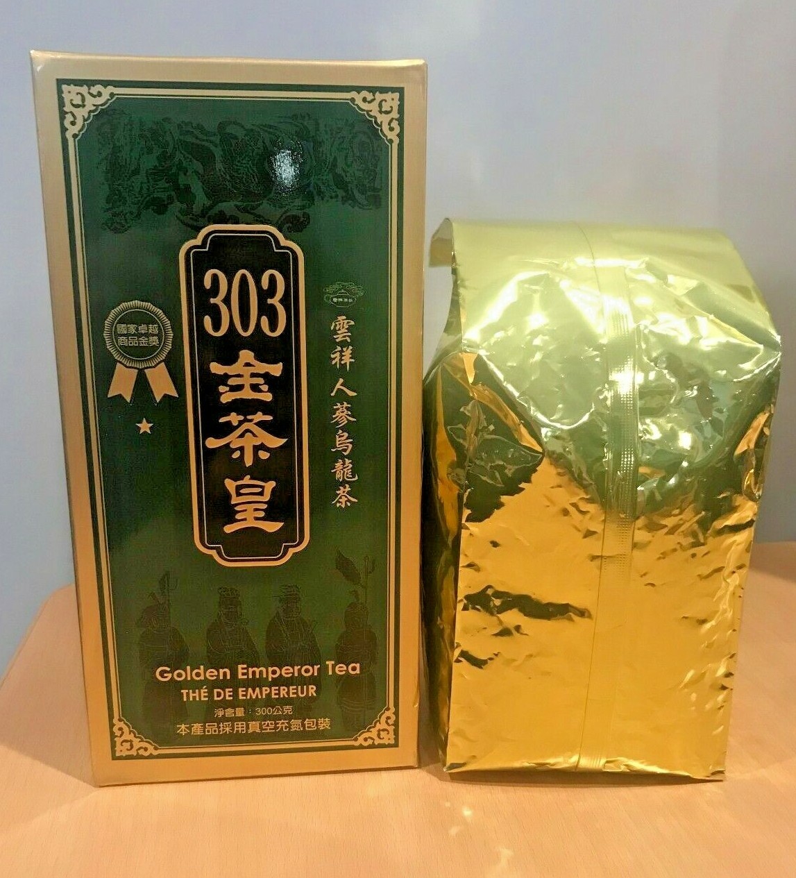 Golden Emperor Tea 303 GINSENG OOLONG TEA (300 Grams) – BRAND NEW