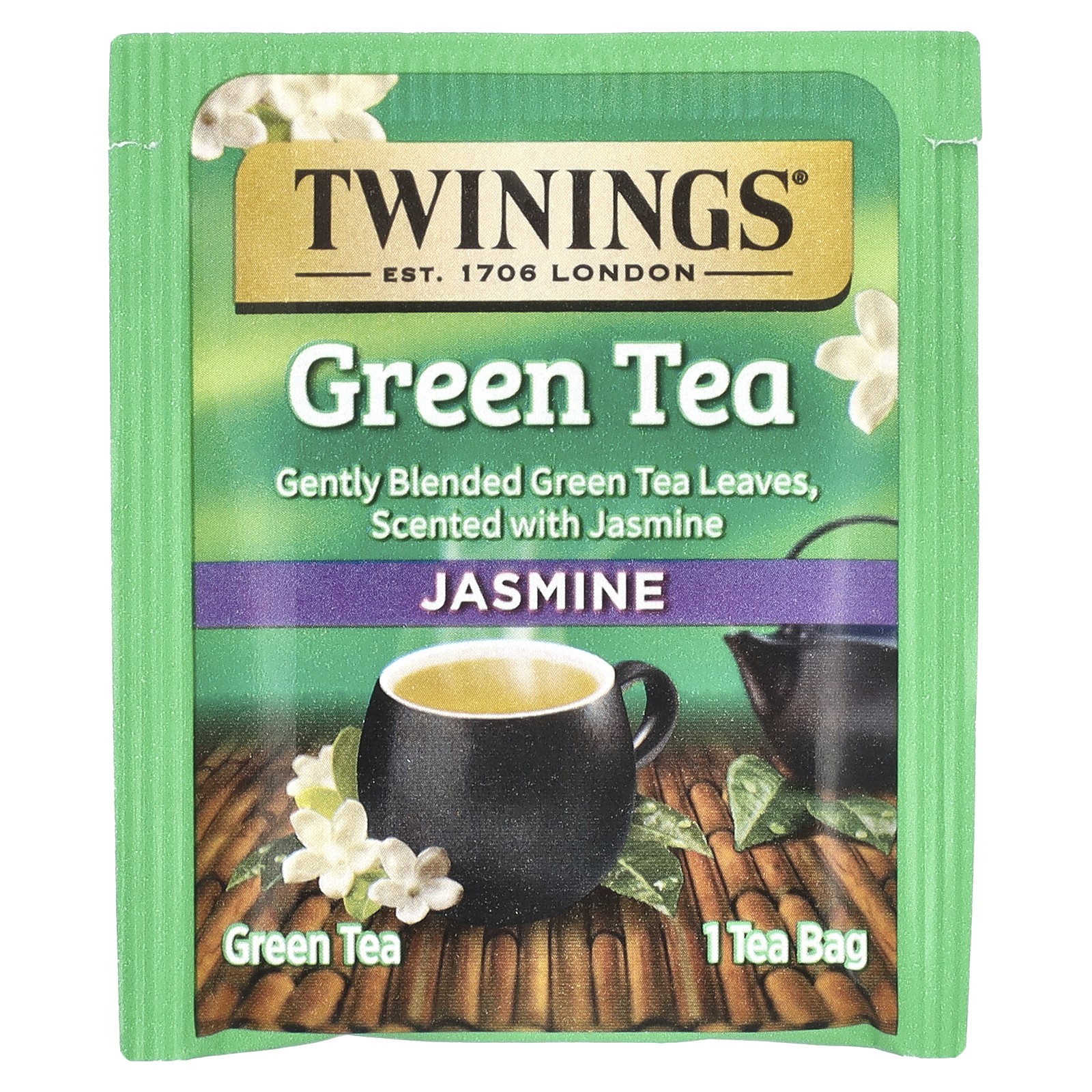 Green Tea, Jasmine, 20 Tea Bags, 1.41 oz (40 g)