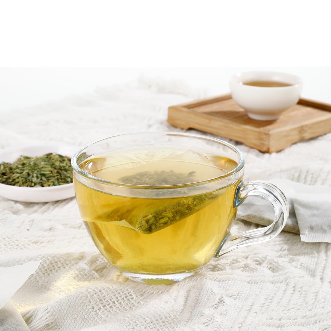 Premium Fennel Tea Bags, 80 Bags. Made with Natural 80 Count (Pack of 1)