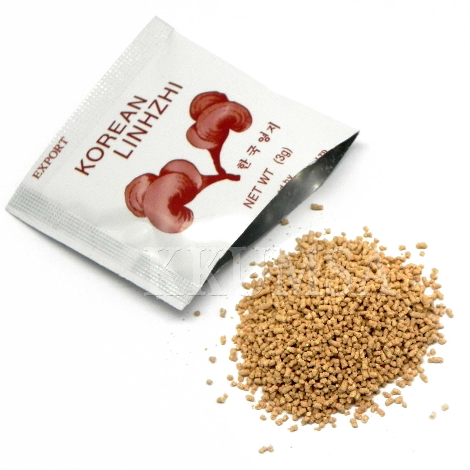 Korean Lingzhi Mushroom Tea 3g x 100 bags / Ganoderma Lucidum, Reishi Mushroom