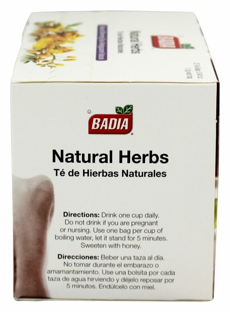 Badia Natural Herbs Slimming Tea – Lose Weight (4 Pack) 100 Bags