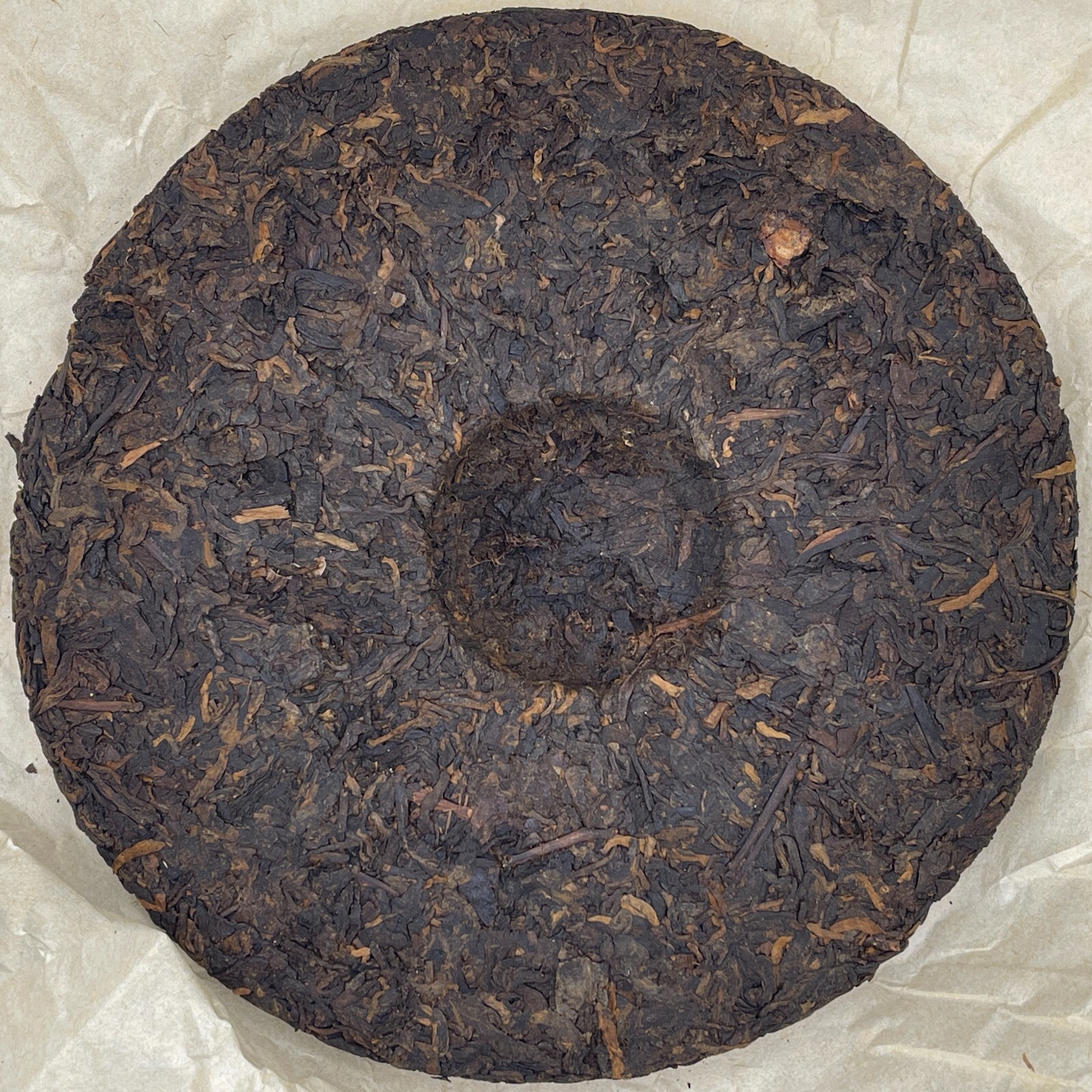 Pu-erh tea,2003,Customized Tea Yunnan Qizi Cake Tea Green Seal,357g,Cooked