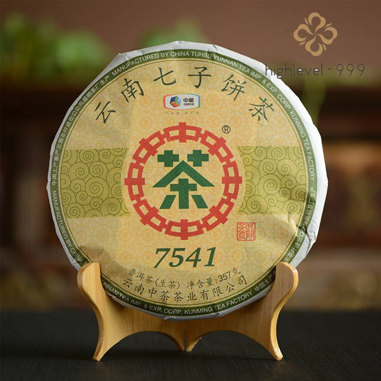 Classic 7541 Raw Pu-erh Sheng Cha 357g Cake Zhongcha Chinese Pu’er Puer Tea 2019