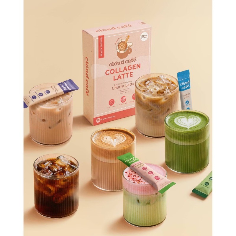 Strawberry Matcha Latte with Marine Collagen Instant Green Tea – 8oz