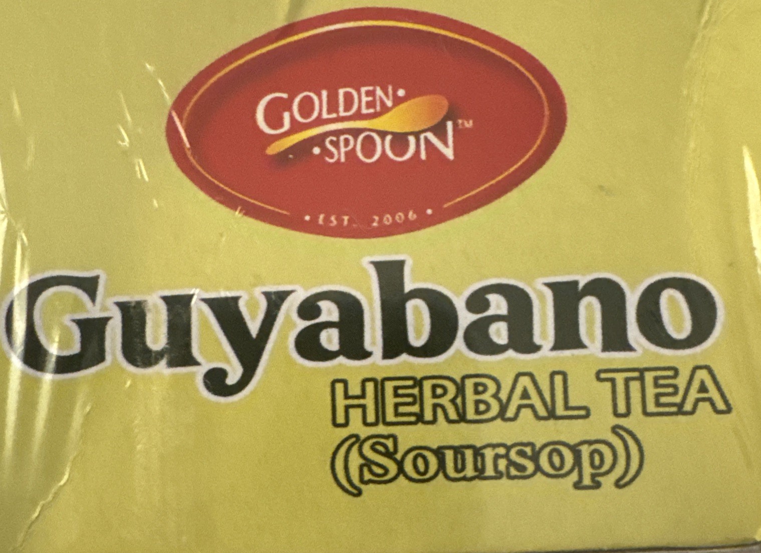 Golden Spoon GUYABANO Herbal Tea 24g X 12 Teabags Exp 2028
