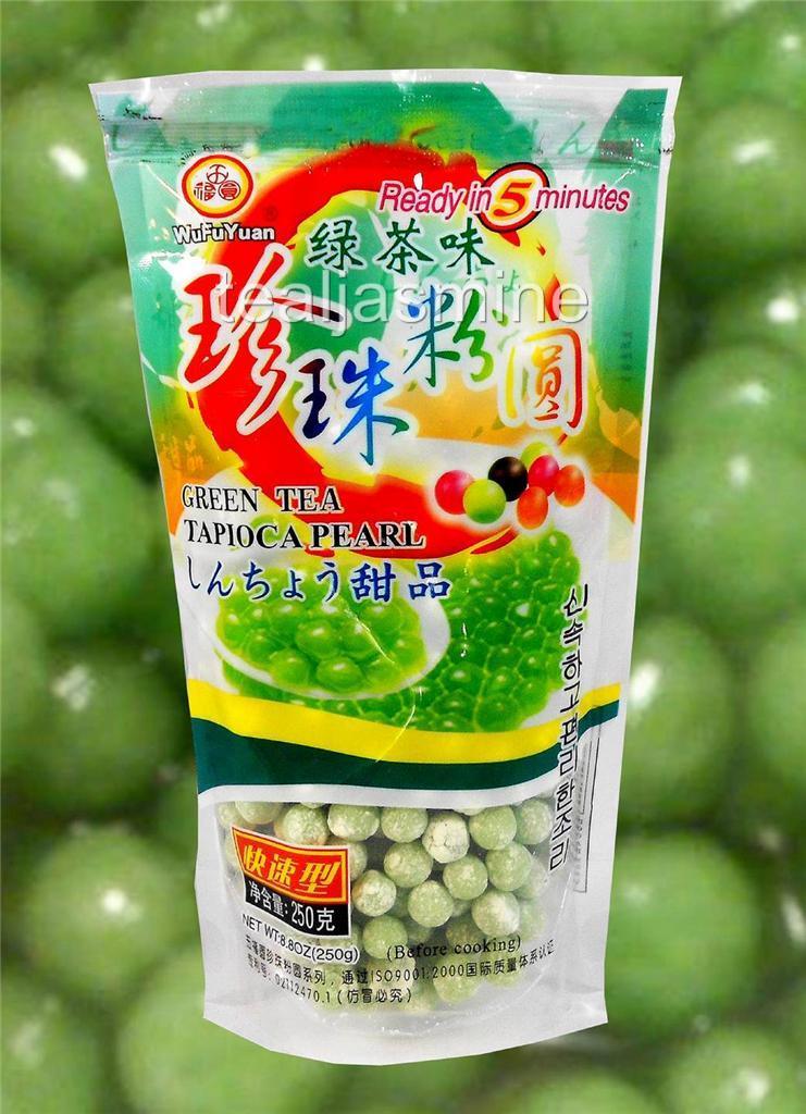 3-Pack Variety Tapioca Pearls Boba Bubble Tea WuFuYuan Brand Quick Cook 8.8 Oz