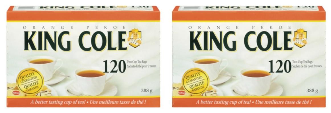 King Cole Tea Bags Orange Pekoe 120pc (2 Pack)