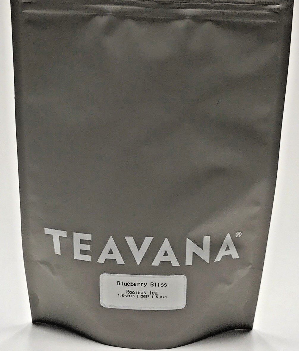🌈🍇☕ NEW! TEAVANA BLUEBERRY BLISS ROOIBOS LOOSE LEAF TEA 2OZ SEALED BAG!! 🌈🍇☕