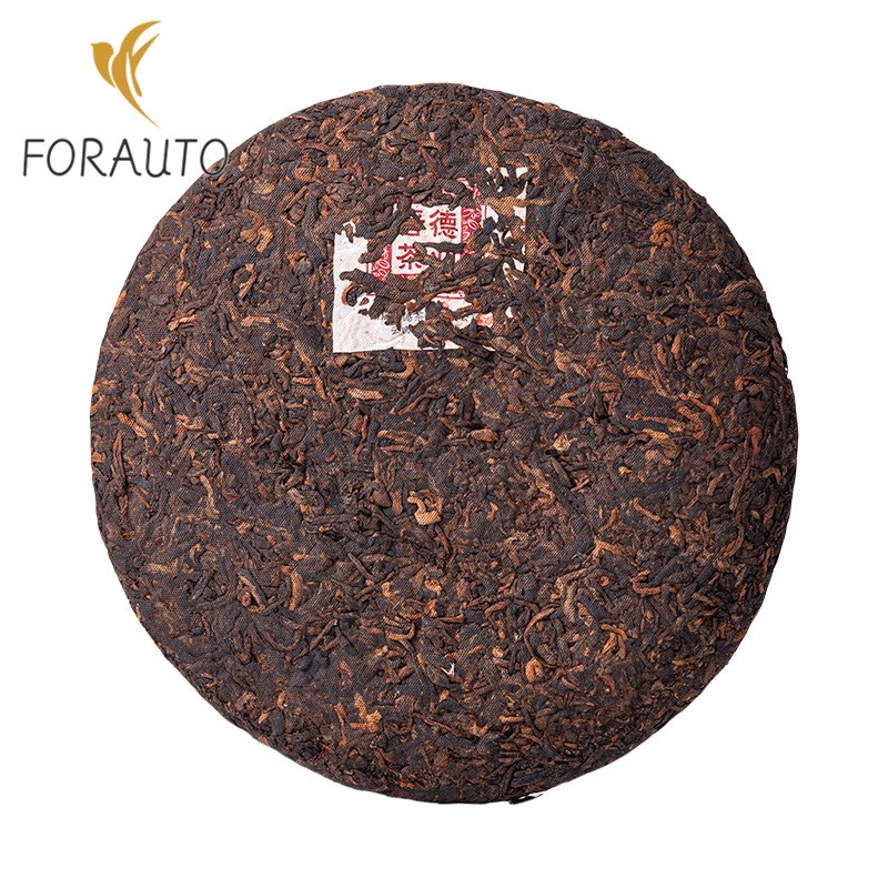 200g Pu’er Tea Yunnan Menghai Ripe Pu-erh Tea Large Leaf Species Compressed Tea