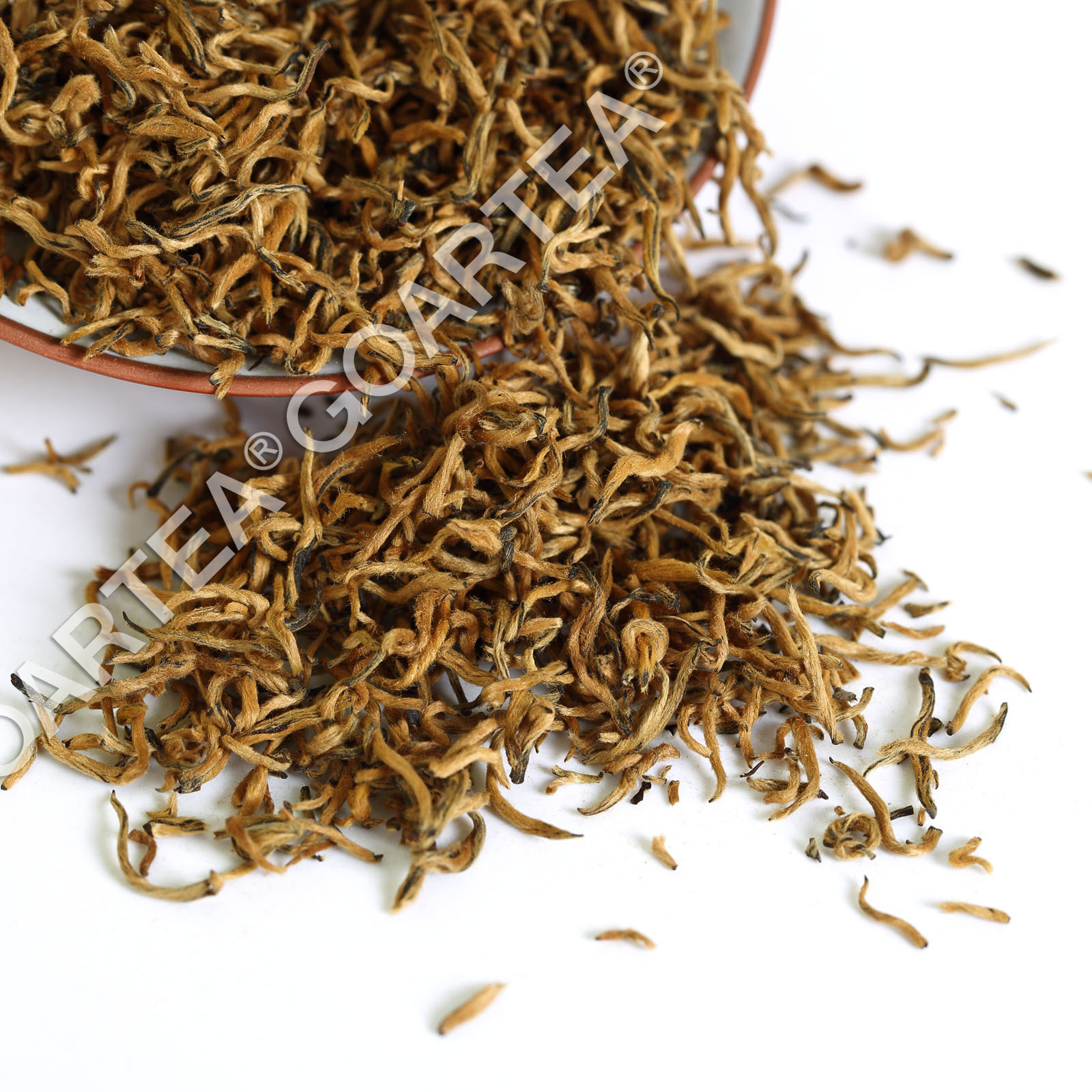 GOARTEA Nonpareil Supreme Wuyi Jinjunmei Eyebrow Black Tea Golden-Buds Junmee