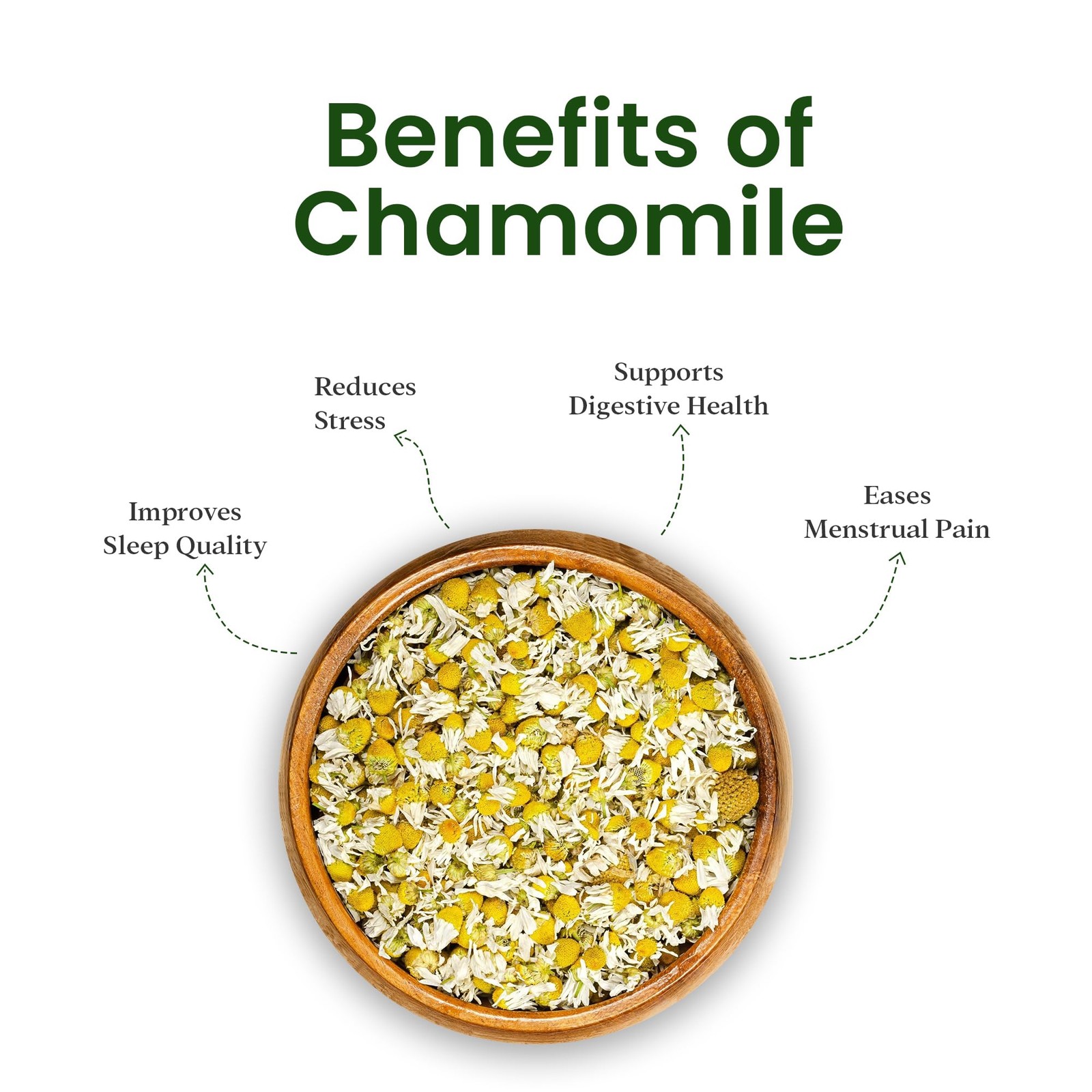 Chamomile & Spearmint Herbal Tea 85g | Organic Relaxing & Soothing Blend