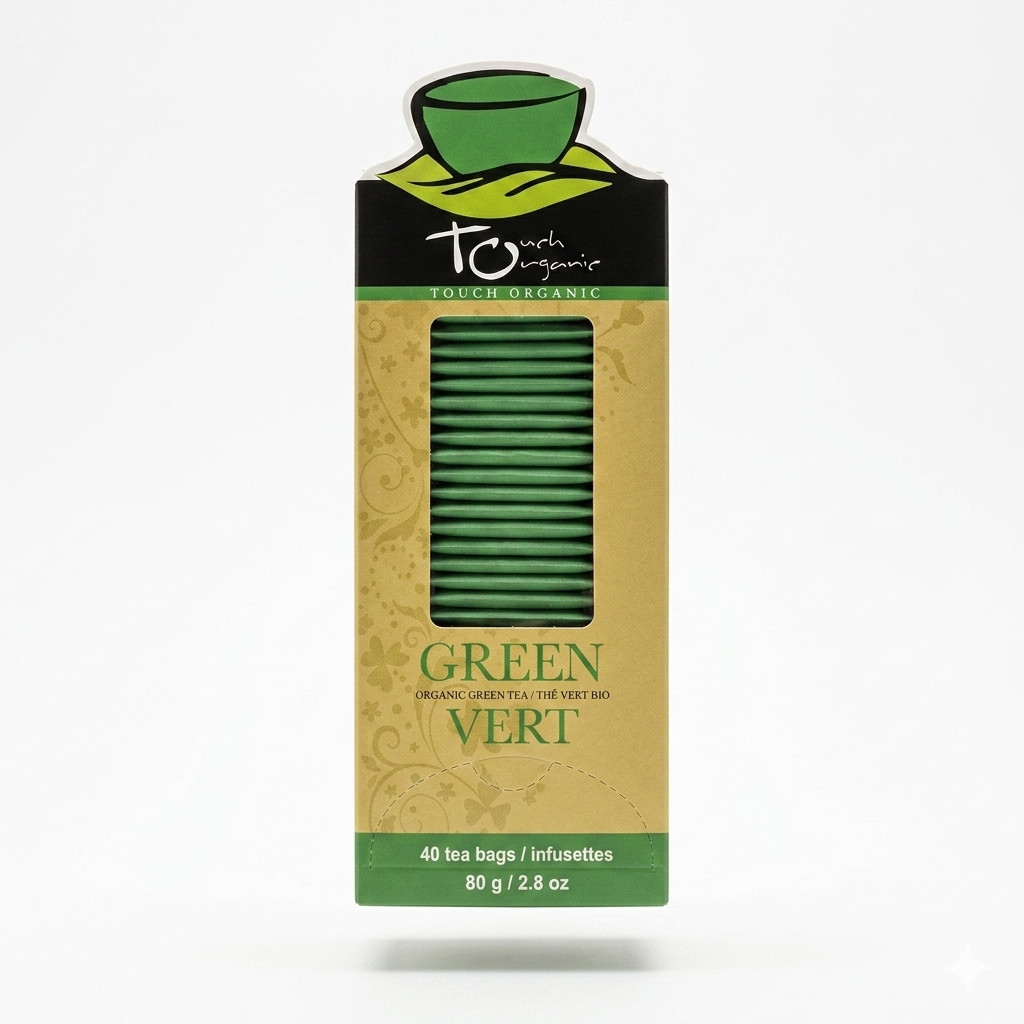 Touch Organic Strawberry White Tea- 40 Tea Bags-2.5oz