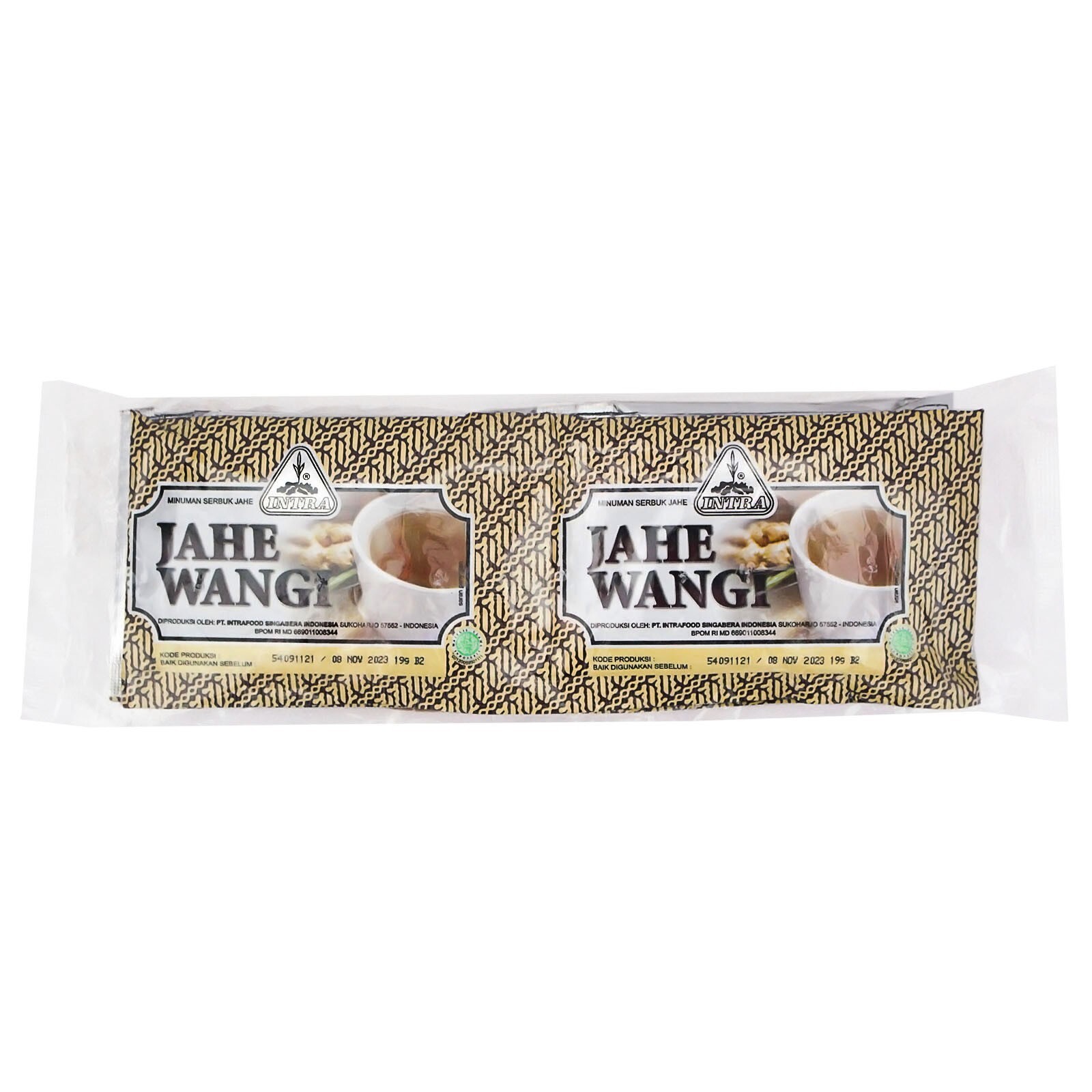 Intrafood Indonesia Ginger Tea Jahe Wangi (15g x 10sachets) Pack of 1