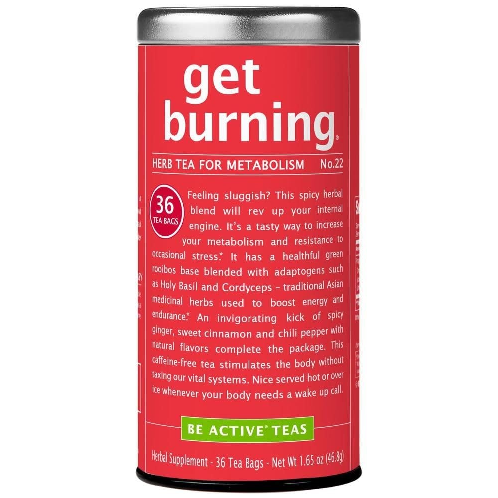 The Republic of Tea Get Burning Herb Tea for Metabolism, 36 Tea Bags