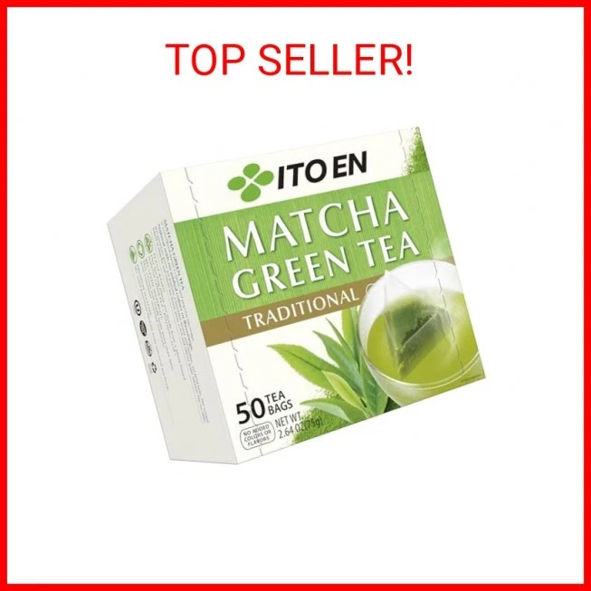 Ito En Traditional Matcha Green Tea 50 Count Zero Calories, Caffeinated