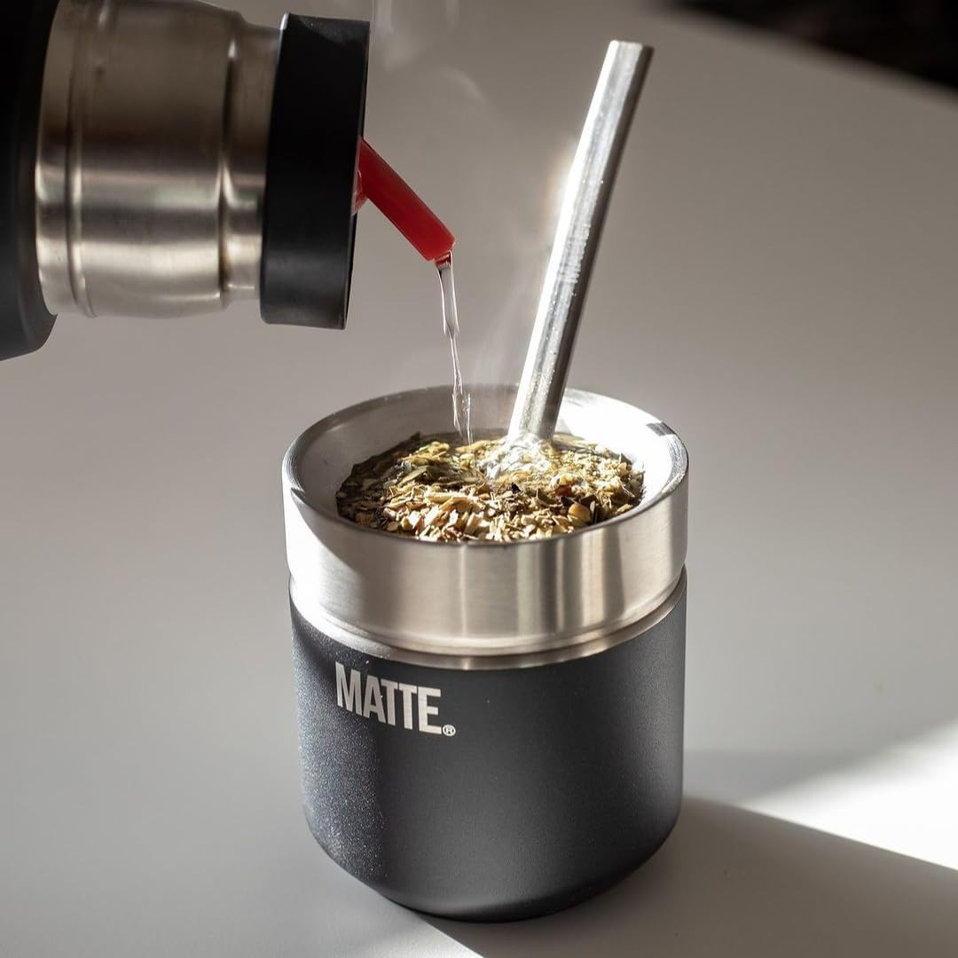 6.5 Oz Yerba Mate Gourd and Bombilla Set – Includes DS Pro Box – BPA Free Yerba