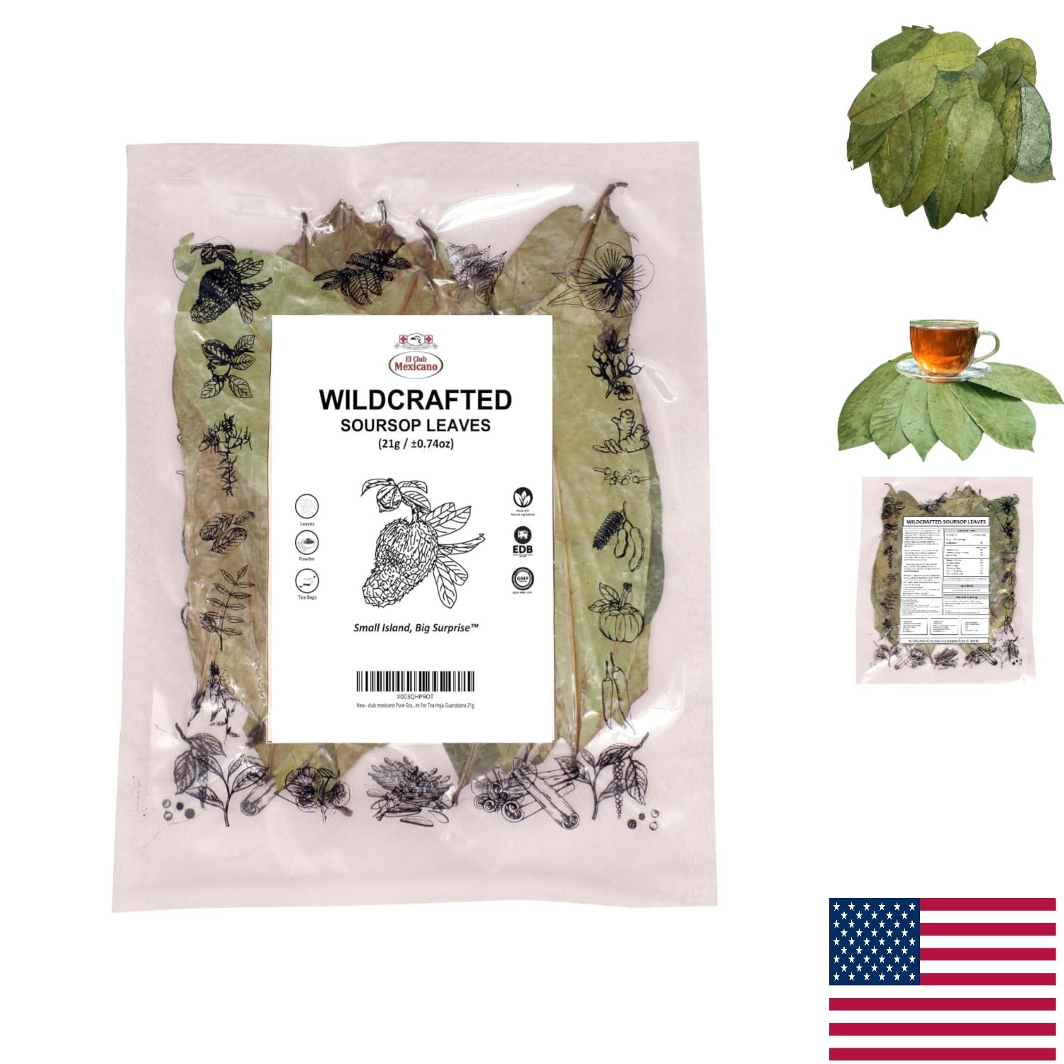 Graviola Soursop Whole Leaves for Tea – Refreshing & Natural Taste Experience