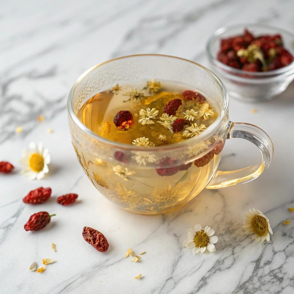 Dandelion Wolfberry Tea, Natural Kidneys & Liver Health Dandelion Root Tea with