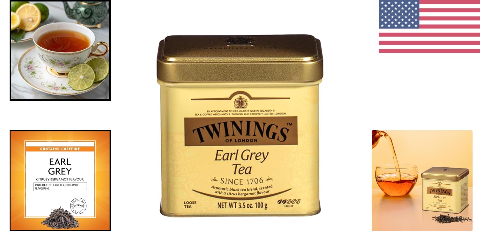 3.53 Ounce Earl Grey Tea – Flavored Black Tea Tin, Perfect for Relaxing Moments