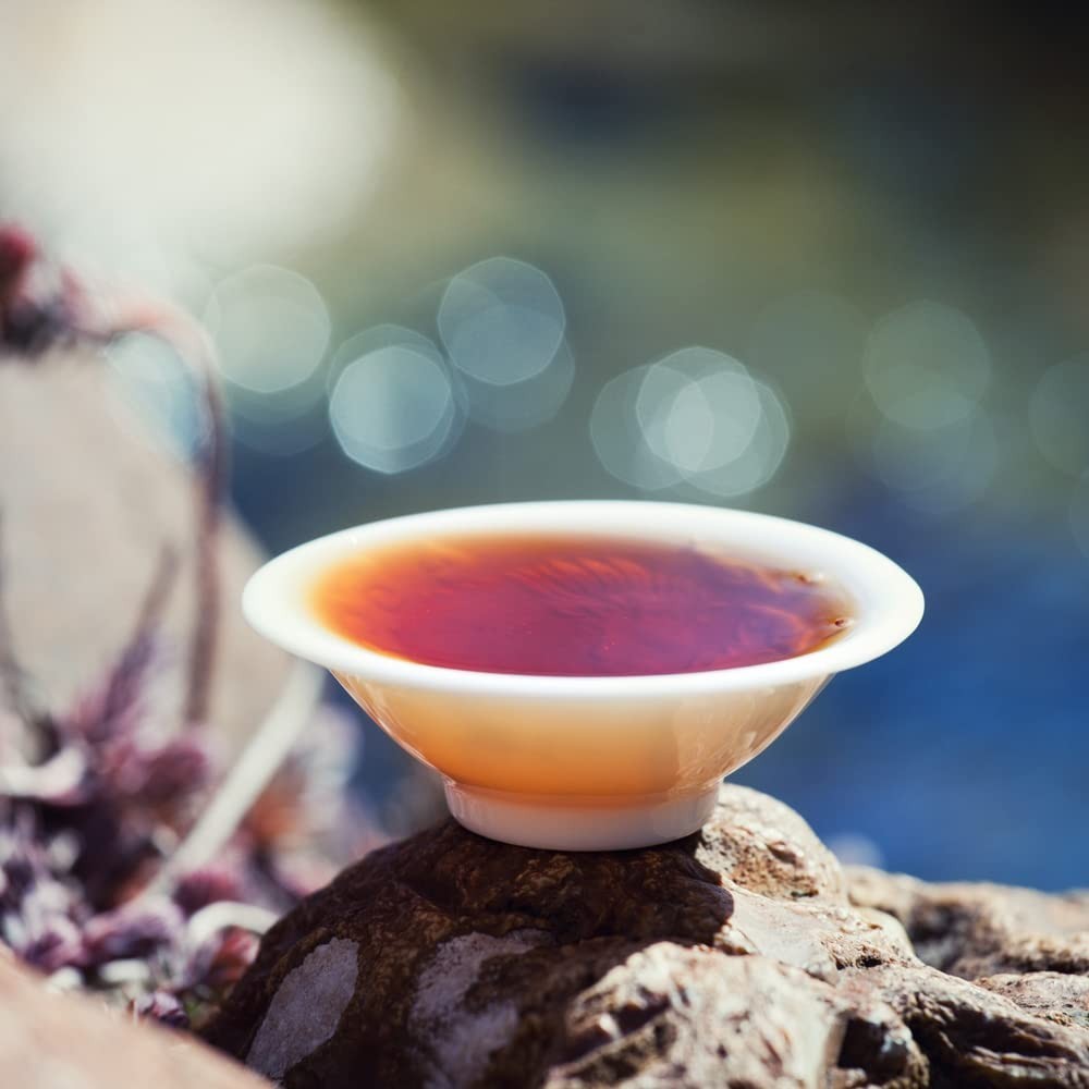 Ripe Pu-erh Tea, Aged Fermented JuJube Shu Puerh Tea Cake, Classic Chinese Pu’er