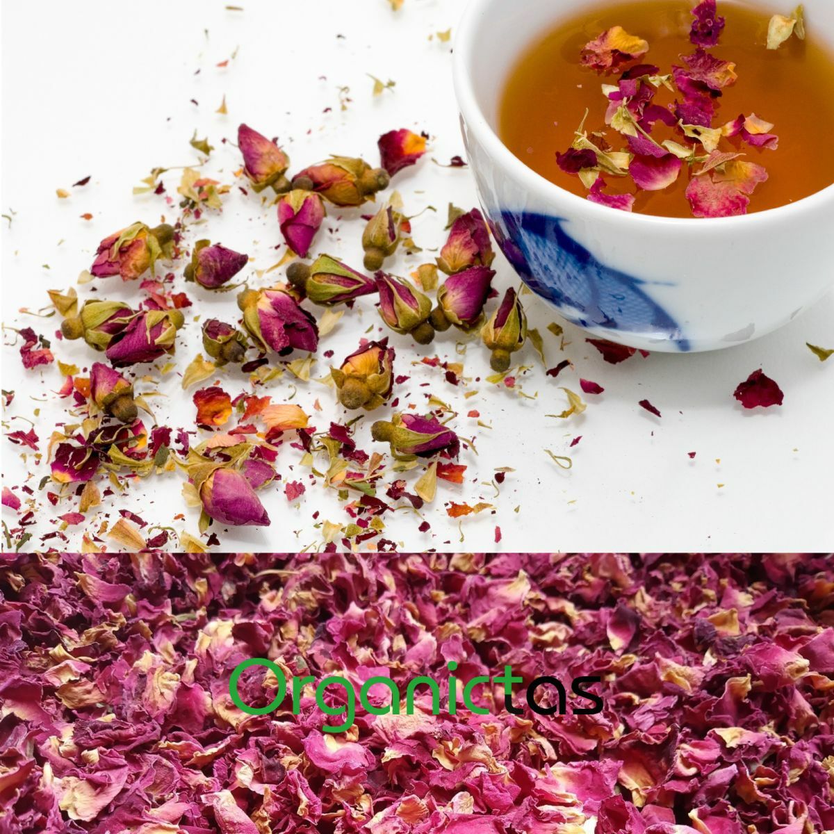Bulgarian Dried Organic ROSE PETALS Tea Loose Premium Quality 25g – 200g