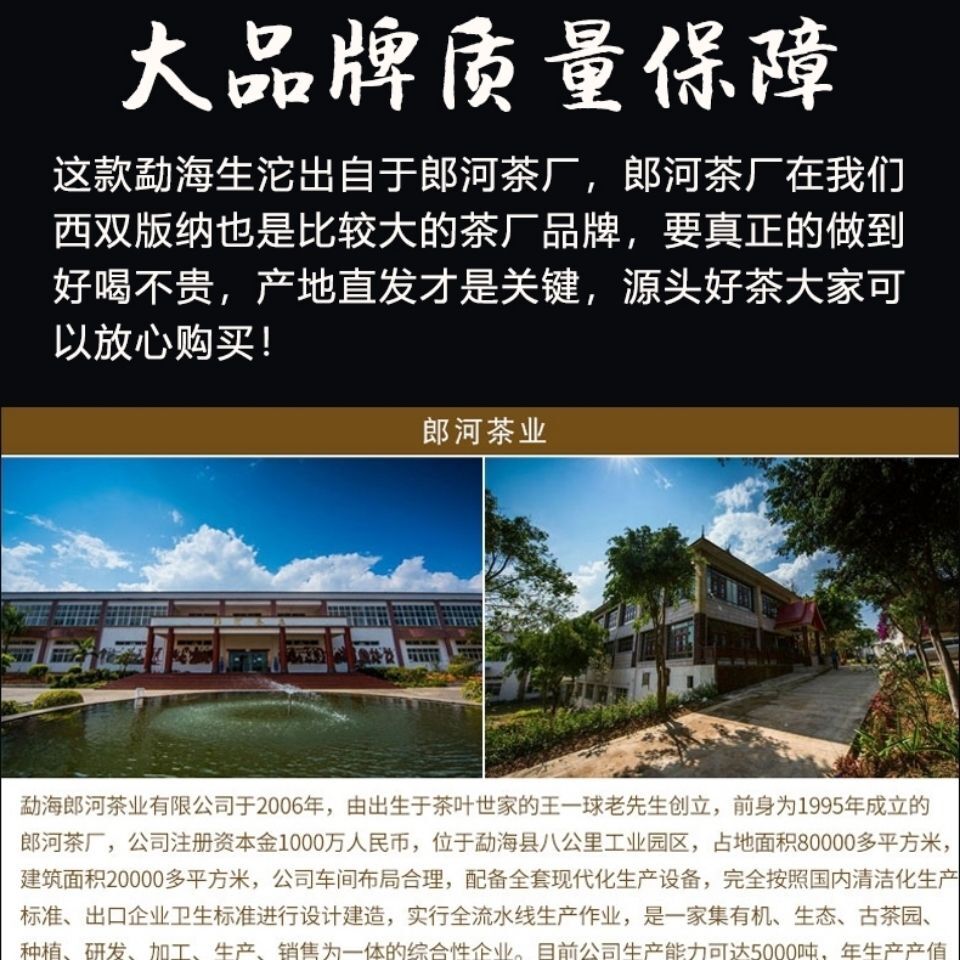 2020 Year Langhe Puer Yunnan Menghai Shu Tuo Cha Pu-erh Tea Ripe Pu’er Tuocha