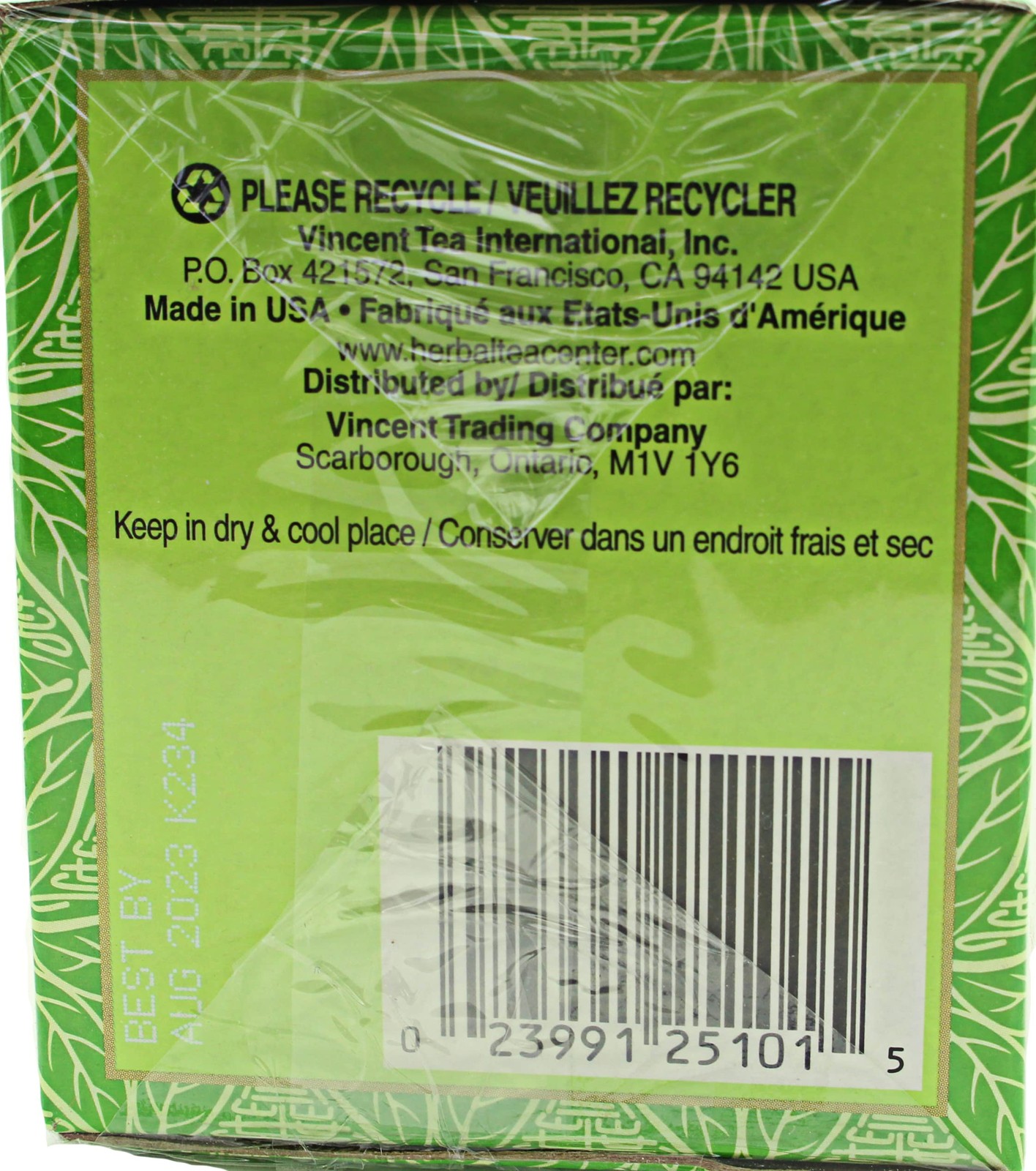 Triple Leaf Brand Dieters’ Tea, Green, 20-Count