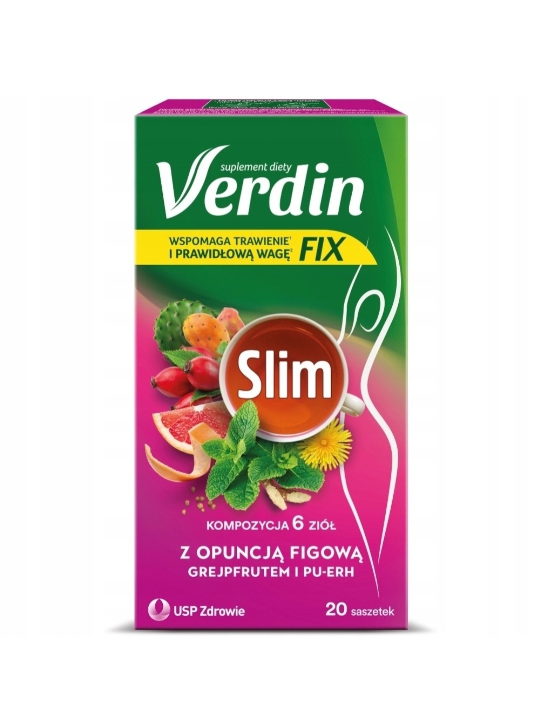 🎁🌿Verdin Slim Tea 4 Boxes (20 Bags Each) Diet Support, Appetite Control, Detox