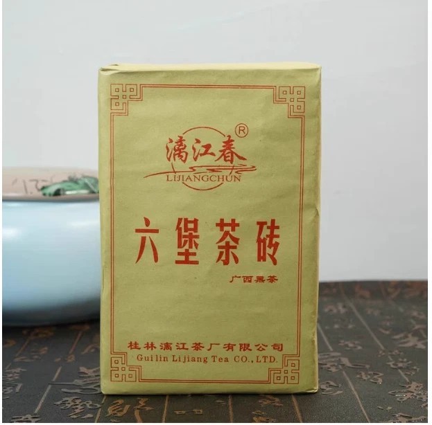 500g Liu Pao Brick Tea Guangxi Aged Liu Bao Tea Black Tea Dark Tea