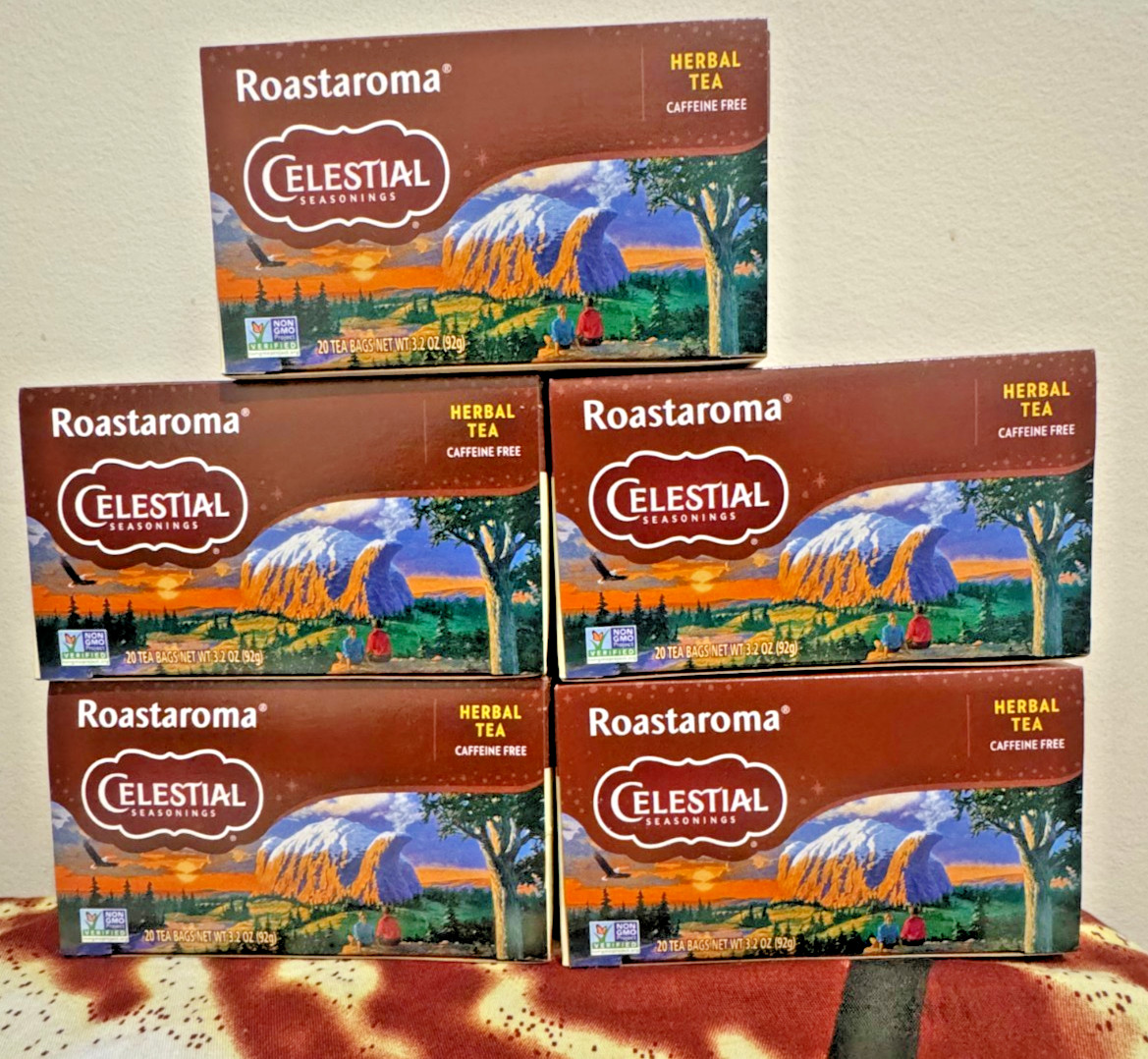 celestial seasonings Herbal Tea 5 Pack 20 bags Each Variety Pack Caffeine free