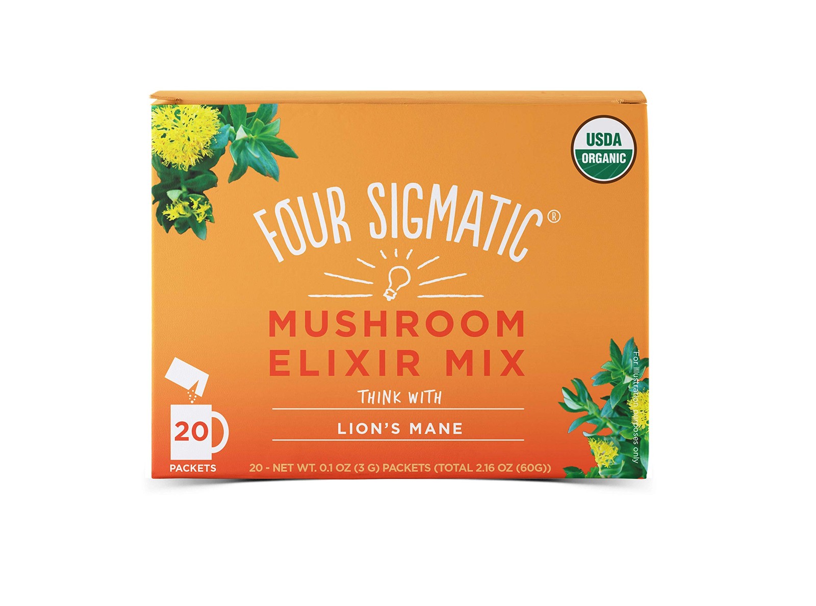 Four Sigmatic Four Sigmatic Organic Mushroom Elixir Mix with Lion’s Mane and …