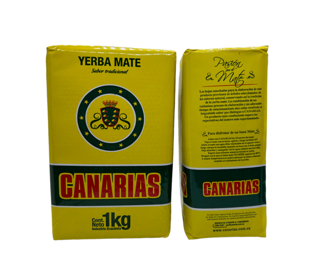 Canarias Yerba Mate – 2.2 LB /1kg / (Pack of 2)
