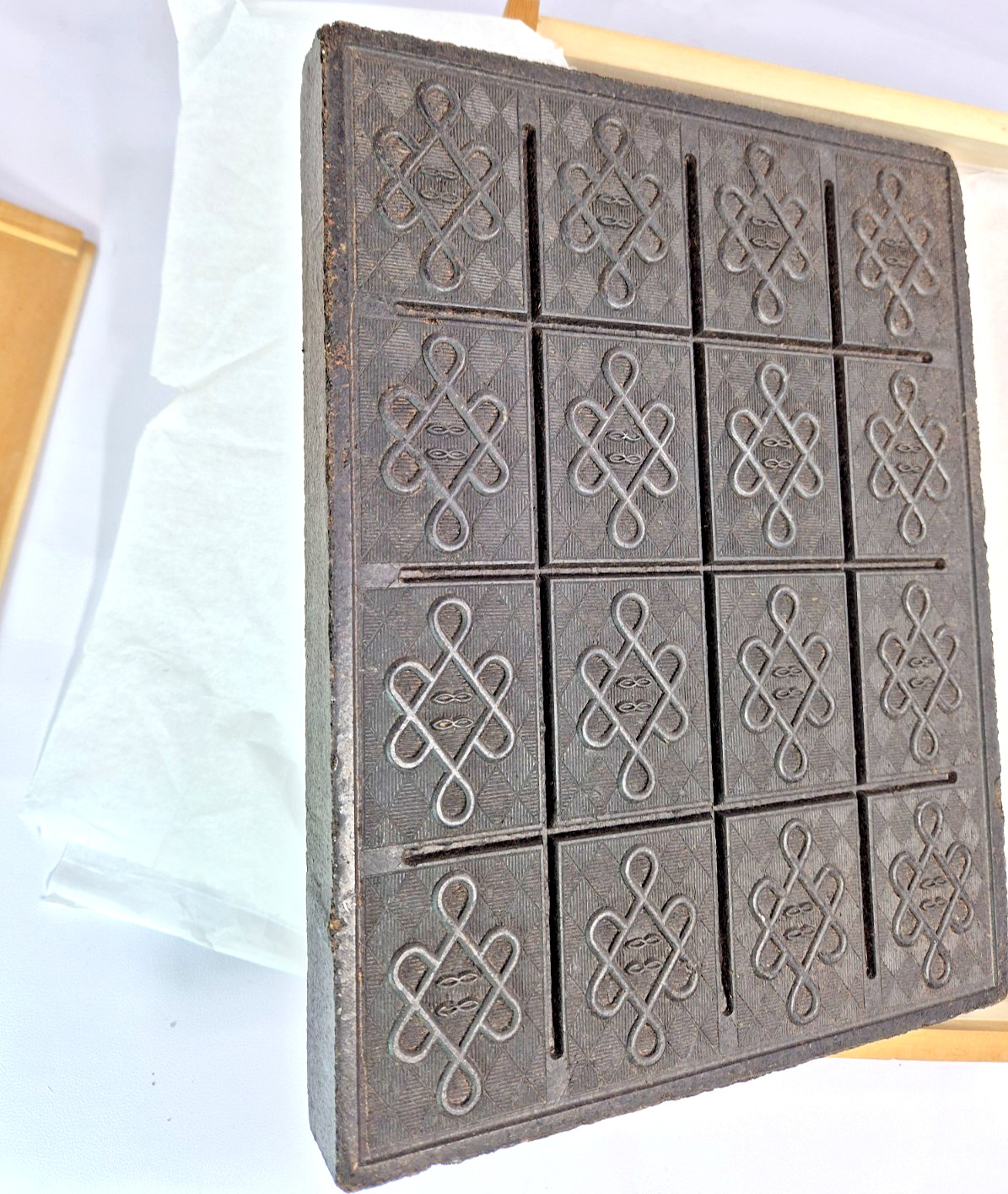 Vintage Chinese Black Tea Brick for Cost Plus World Market Net Weight 2.6-Pound